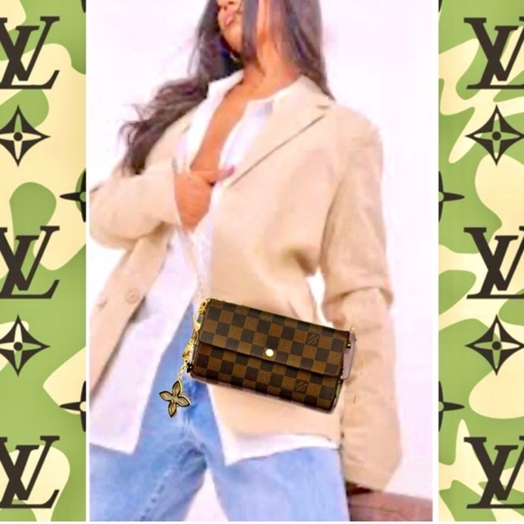 Louis Vuitton Handbags - Louis Vuitton international damier wallet Preloved converted Crossbody